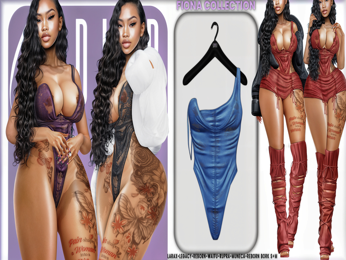 BODIED: Fiona Top - Blue