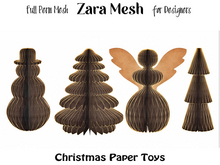 ZM PBR Christmas Paper Toys FULL PERM MESH