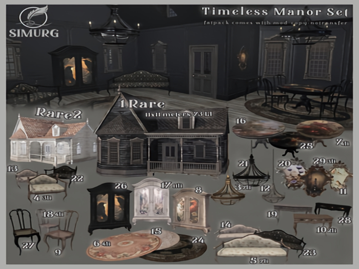 05. Simurg - Timeless Manor Set - Sofa B