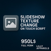 Slideshow Texture Change on Touch Script