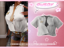 PUSAY "DARA" SHIRT - White