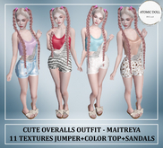 Woman Outfit Costume Overalls