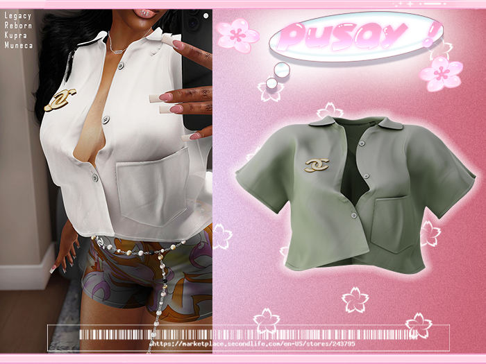 PUSAY "DARA" SHIRT - Green