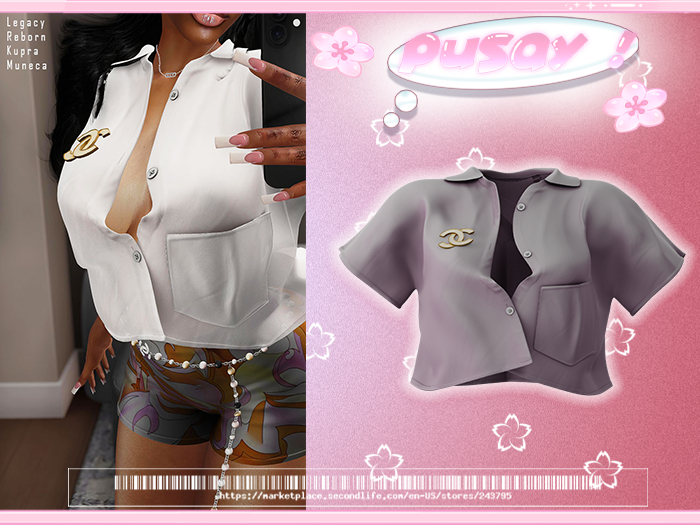 PUSAY "DARA" SHIRT - Purple