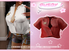 PUSAY "DARA" SHIRT - Red