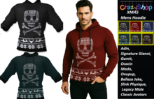 Crazy XMAS Mens Hoodie