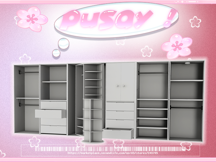 PUSAY Dream Closet - White
