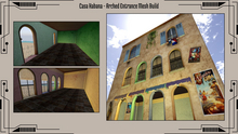 Casa Habana - Arched Entrance Mesh Build
