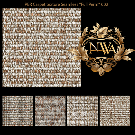 Second Life Marketplace - 5pc PBR Carpet texture seamless full perm 002