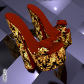 Petal High Heels Peep Toe