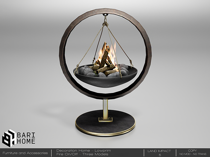 [BARI HOME] Metal Ring Fire Pit