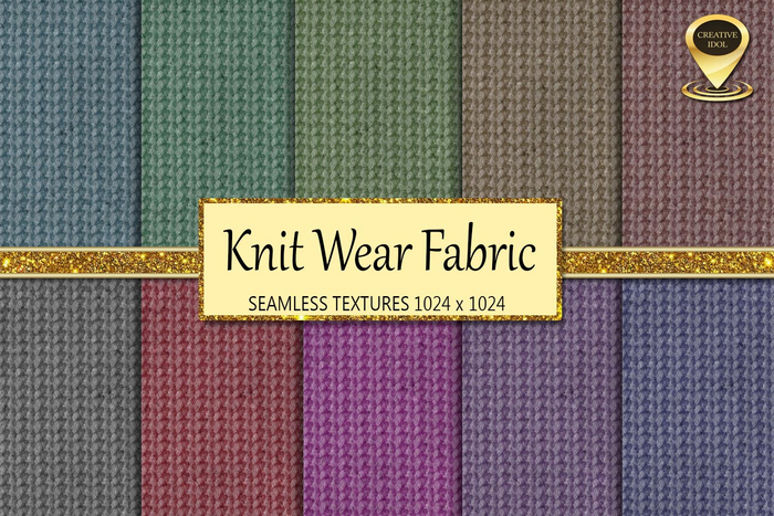 Knit Wear Fabric Textures