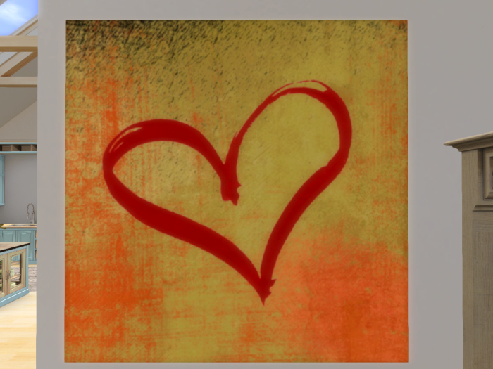 ~* Amour Boutique *~ Rustic Heart Poster
