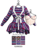 Graffitiwear Multicolor Tied Cardigan