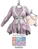Graffitiwear Pastel Squares Tied Cardigan