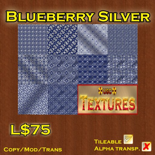 USC Textures - Blueberry Silver