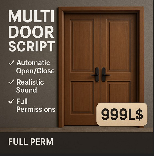 Multi Door Script Collection (Full Perm) – Smart Auto Open/Close System