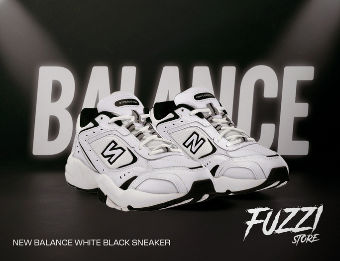 FUZZI STORE -NEW BALANCE - WHITE BLACK - LEGACY