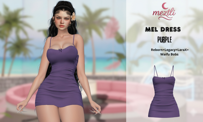 MEZTLI - Mel Dress Purple