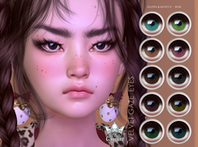 VELVET GAZE EYES - LELUTKA - BOM - WHITE QUEEN