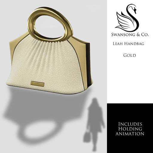 [S&C] Leah Handbag - Gold 