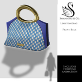 [S&C] Leah Handbag - Print Blue  