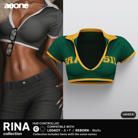 (aeone) "Rina" polo - BRASIL