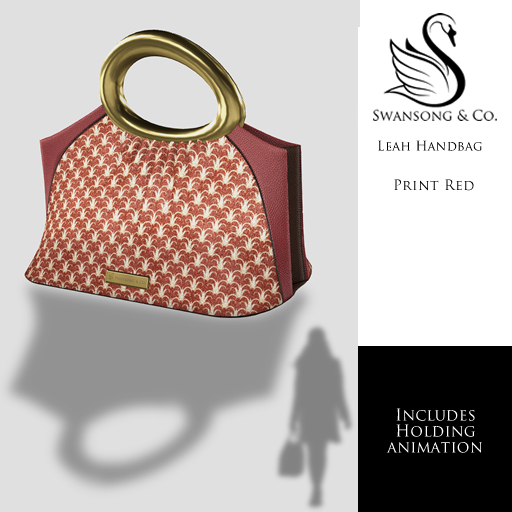 [S&C] Leah Handbag - Print Red  