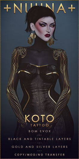 +Nuuna+ KOTO Tattoo EVOX 2K