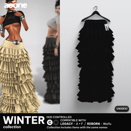 (aeone) "Winter" skirt - Navy