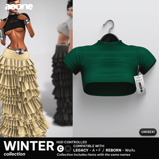 (aeone) "Winter" tee - Agua