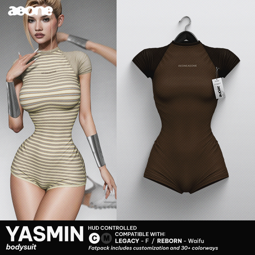 aeone / "Yasmin" bodysuit - Bone