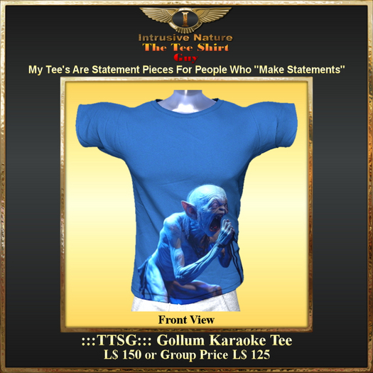 :::TTSG::: Gollum Karaoke Tee 