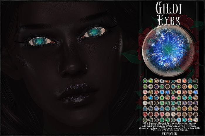 :[P]:- Eyes - Gildi