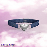 Gold Heart Collar