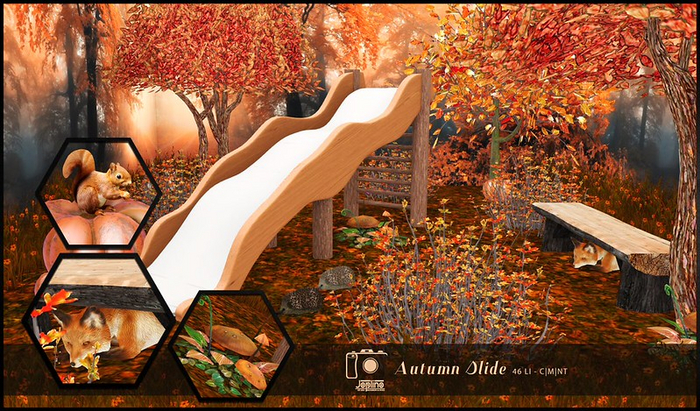 Joplino Backdrop Autumn Slide