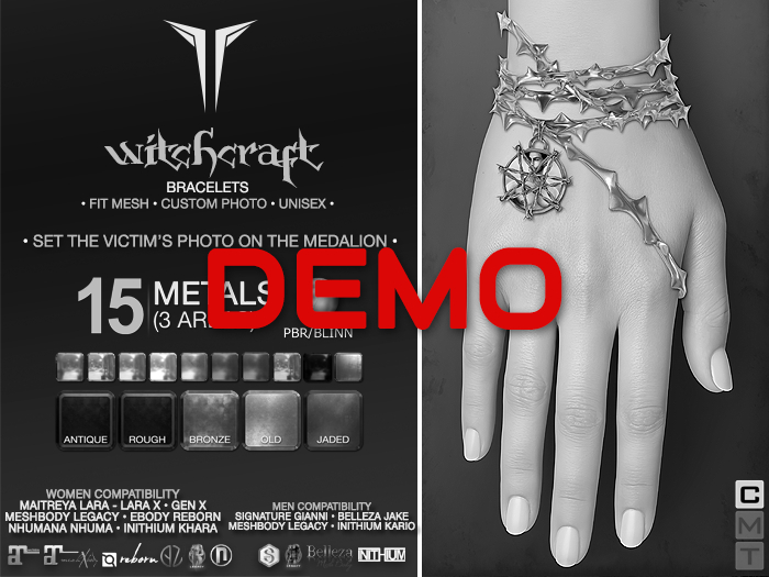 **RE** Witchcraft Bracelets - Unisex - DEMO