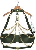 KLEIN"Jeny"Top-Bra Leather-Moss