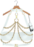 KLEIN"Jeny"Top-Bra Leather-White