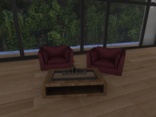 Coffee table with vases  - 2 versions