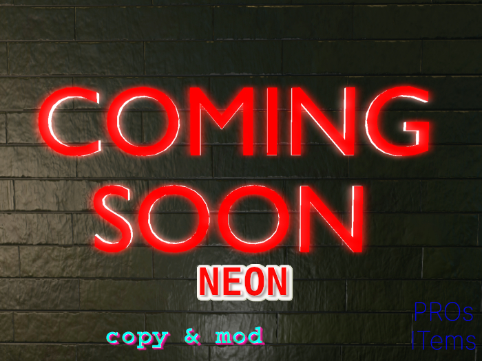Coming Soon Neon