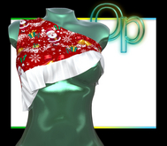 Christmas Santa Ruffle Top