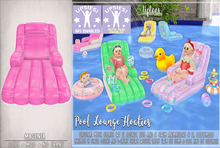 . tiptoes - Pool Lounge Floatie - Magenta