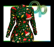 Christmas Green Winter Dress