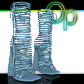 Blue Snow Gloria Heels