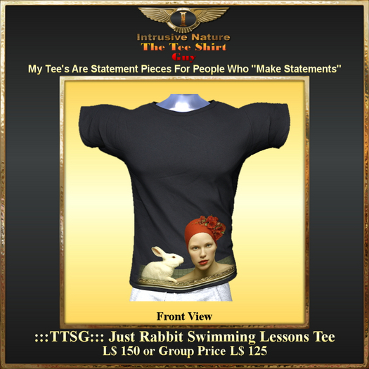 :::TTSG::: Just Rabbit Swimming Lessons Tee
