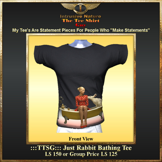 :::TTSG::: Just Rabbit Bathing Tee