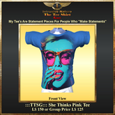 :::TTSG::: She Thinks Pink Tee