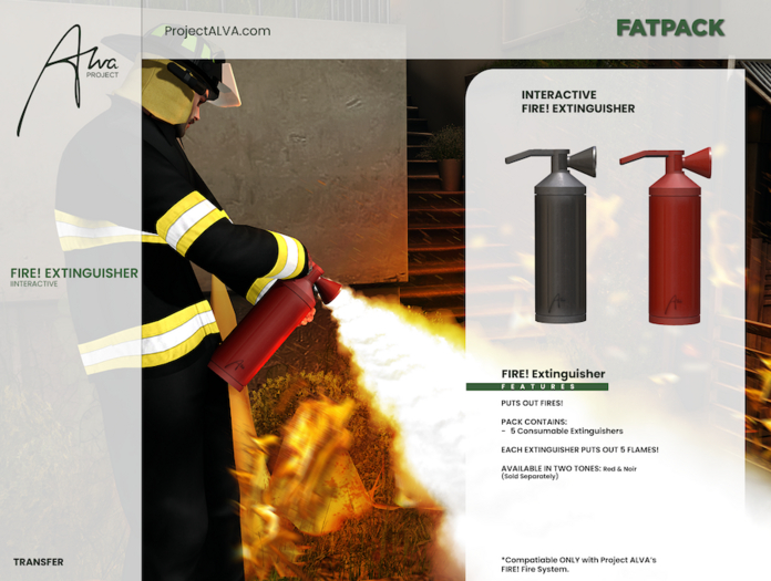 Project ALVA. FIRE! Fire Extinguisher [FATPACK]