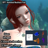 (GGD) Animated Necklace 1-Fish (free gift)